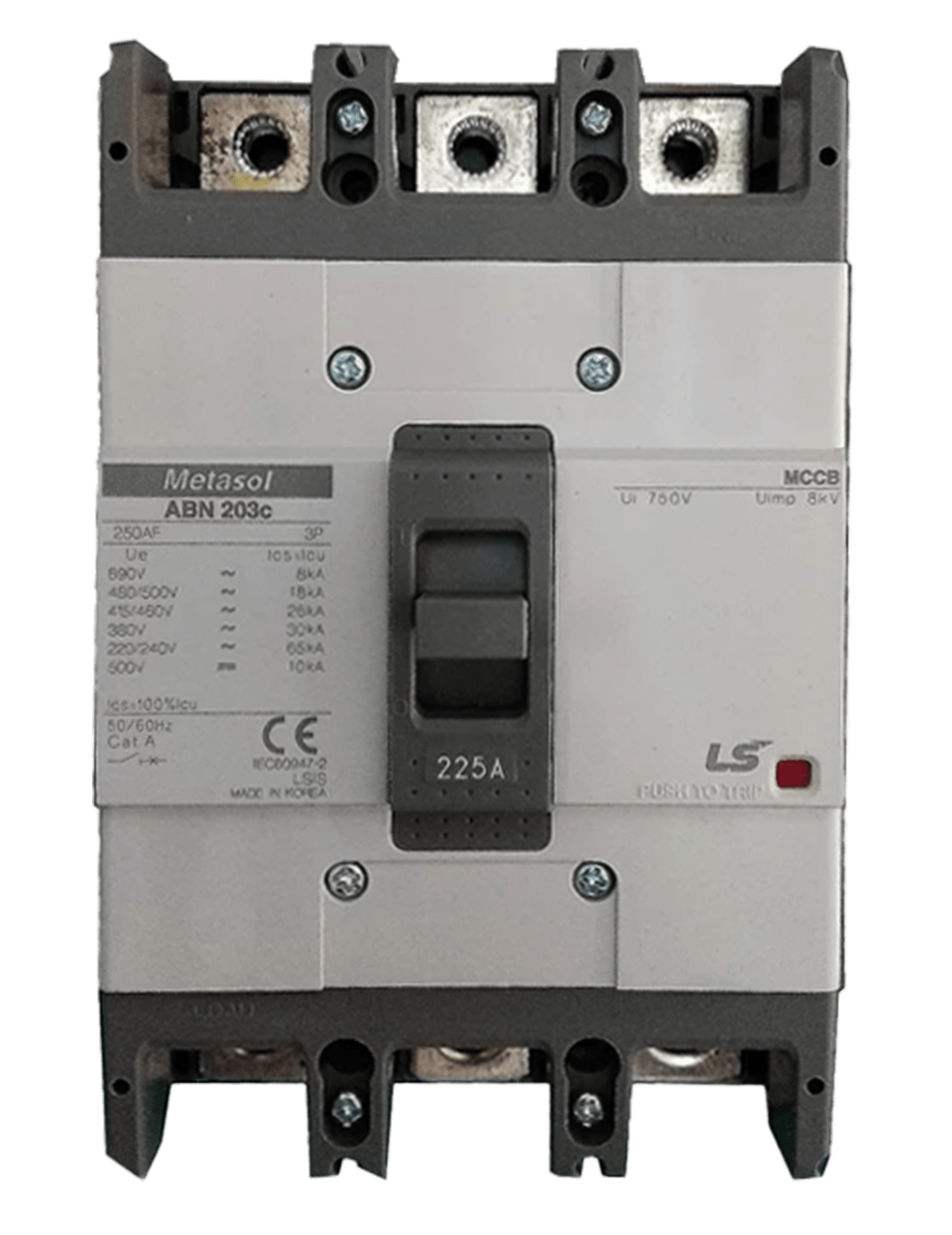 LS MOULDED CASE CIRCUIT BREAKER 100A 3POLE 26KA FIXED MAGNETIC  137005300