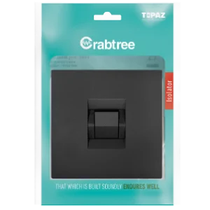 Crabtree Topaz Double Pole Isolator 30A 15225/249P