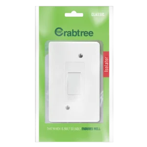 Crabtree Classic 30A Isolator + Cover 100x50 18110/249