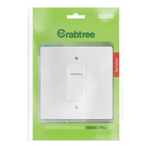 Crabtree Classic 60A Isolator + Cover 100x100 18111/249