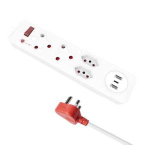 Waco Surge Protected Multiplug 4 Way + USB