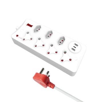 Waco Surge Protected Multiplug 7 Way + USB