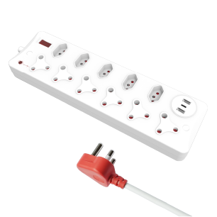 Waco Surge Protected Multiplug 11 Way + USB