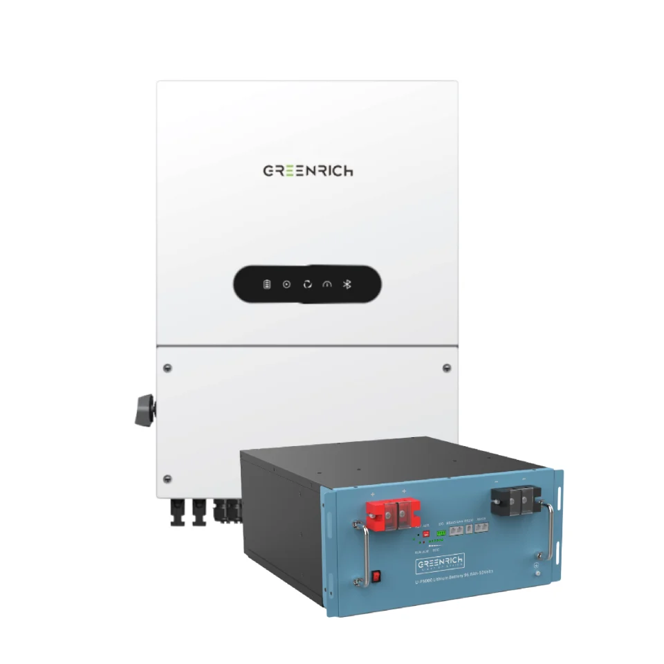 1 x 6kw Greenrich Inverter + 1 x 4.95kw Greenrich Batteries